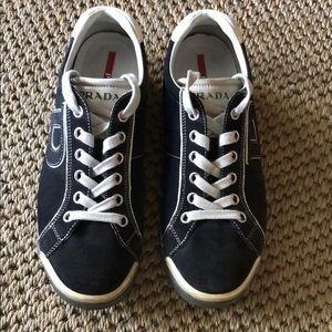 Prada suede trainers